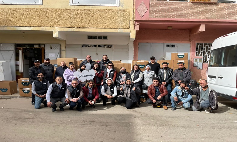 La caravane « Hiver au chaud » de Webhelp Maroc mobilisée à Azrou   