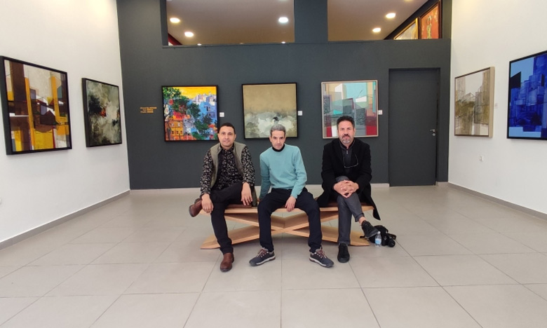 Les œuvres d'Ahmed El Hayani, Aziz Benja et Cheikh Zidor se côtoient à Medina Art Gallery 