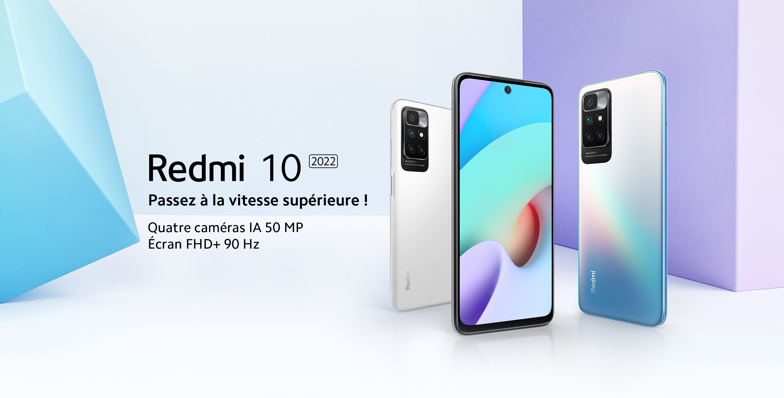 Les trois nouveaux modèles de la Série Redmi 10 sont maintenant disponibles au Maroc