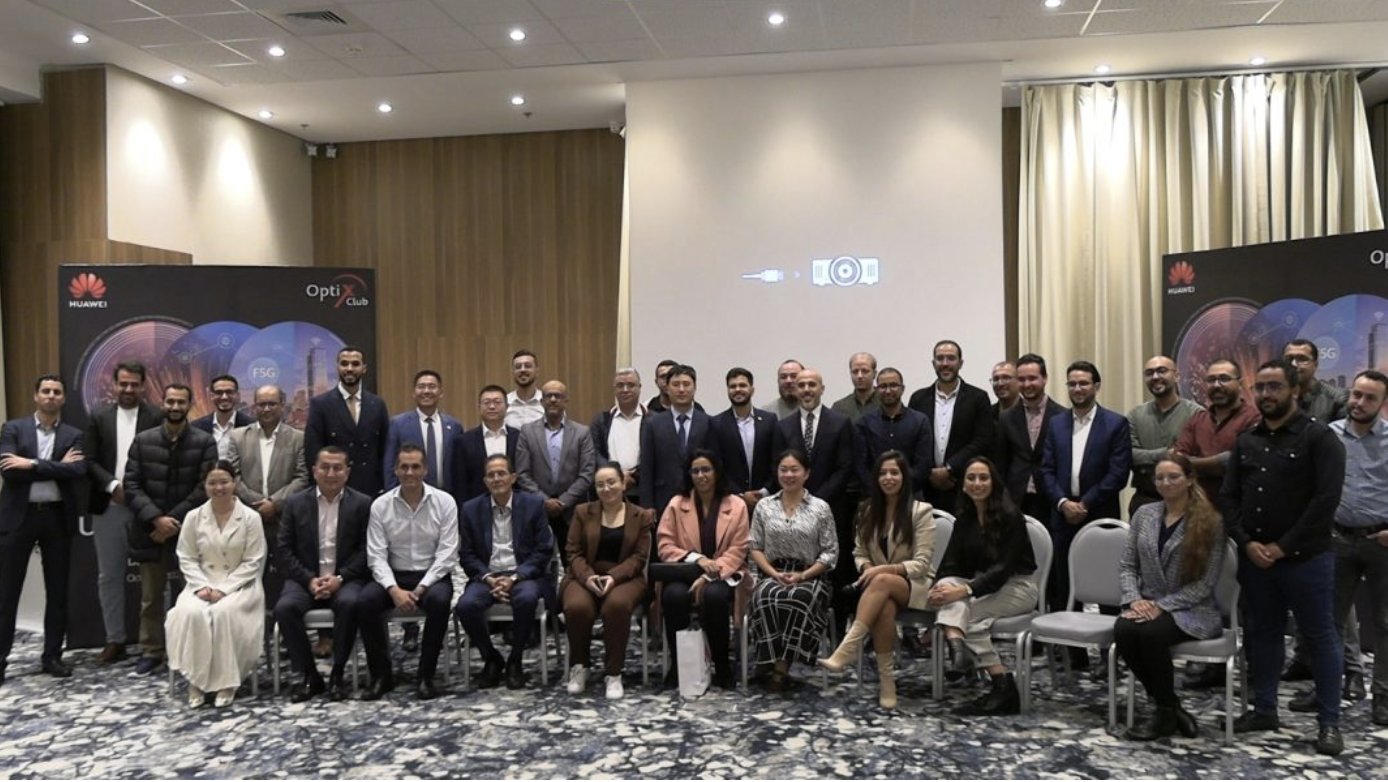 Huawei vient de lancer de nouveaux produits et solutions F5G lors du "Club OptiX" qui s’est tenu au Maroc